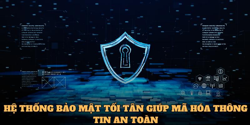 Hệ thống bảo mật tối tân giúp mã hóa thông tin an toàn